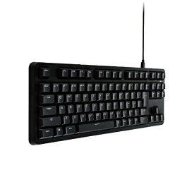 エレコム｜ELECOM ゲーミングキーボード テンキーレス V custom VK210S(銀軸) ブラック TK-VK210SBK [有線 /USB]
