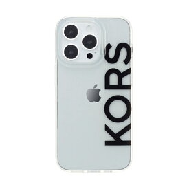 マイケルコース｜MICHAEL KORS MICHAEL KORS - IML Case Logo for iPhone 14 Pro 3眼 [ Black [ Clear ] ] MICHAEL KORS マイケル　コース