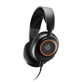 SteelSeries｜スティールシリーズ ゲーミングヘッドセット Arctis Nova 3 ブラック 61631J [φ3.5mmミニプラグ＋USB-C＋USB-A /両耳 /ヘッドバンドタイプ]