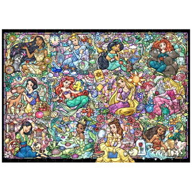 テンヨー｜Tenyo ジグソーパズル D-300-057 ディズニープリンセス コレクション ステンドグラス