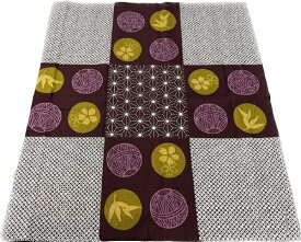 大宗｜DAISOU 【座布団カバー】座布団カバー　古里　銘仙判　55x59cm(ワイン) ワイン 954229/WI