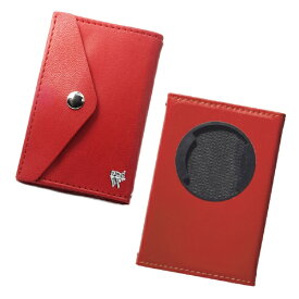 39thanks｜サンキューサンクス ミニマム財布 「and W」 PUレザー　リングセット レッド SANANDWS2PURD