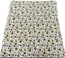 大宗｜DAISOU 【座布団カバー】座布団カバー　フラワー　銘仙判　55x59cm(ブルー) 954231/BL