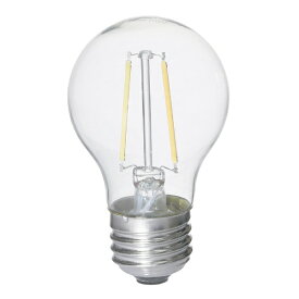 オーム電機｜OHM ELECTRIC LEDフィラメントタイプ小丸球 LDA2LC6/LBG5 [E26 /ボール電球形 /25W相当 /電球色 /1個 /全方向タイプ]