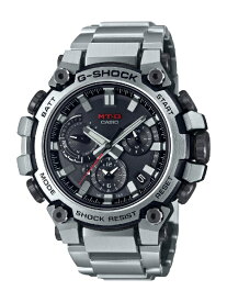 カシオ｜CASIO 【Bluetooth搭載ソーラー電波時計】G-SHOCK（Gショック）MT-Gシリーズ ブラック/シルバー MTG-B3000D-1AJF