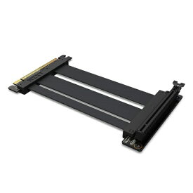 NZXT｜エヌゼットエックスティー ライザーケーブル PCIe 4.0x16 PCIe Riser Cable（PCIe4） ブラック AB-RC200-B1