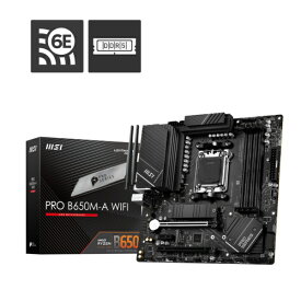 MSI｜エムエスアイ マザーボード PRO B650M-A WIFI [MicroATX /Socket AM5]