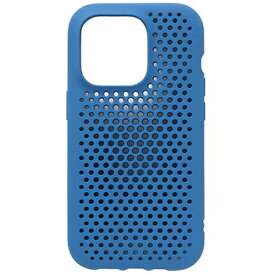 HAMEE｜ハミィ iPhone 14 Pro 3眼 AndMesh メッシュiPhoneケース コバルトブルー 41-947609