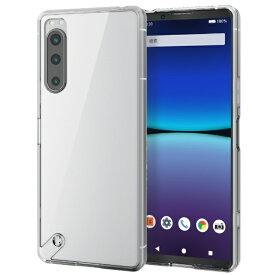 ELECOM｜エレコム Xperia 5 IV （ SO-54C / SOG09 ） ケース カバー ハイブリッド 耐衝撃 衝撃吸収 スリム カメラ周り保護 ストラップホール付 極み設計 クリア PM-X224HVCKCR