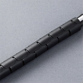 ナカバヤシ｜Nakabayashi 工具付きケーブルチューブ 3m 黒 TVA-SP01/BK