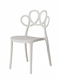 東谷｜AZUMAYA パルネチェア PC-974(W50.5×D54×H83.5×SH44.5cm) ホワイト【キャンセル・返品不可】