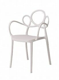 東谷｜AZUMAYA パルネ アームチェア PC-975(W56.5×D53×H83.5×SH45cm) ホワイト【キャンセル・返品不可】