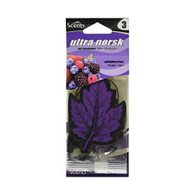 Holts｜ホルツ 車用 芳香剤 SCENTS センツ ワイルドベリー 3枚入 吊り下げ型 NOR49-3P-80J