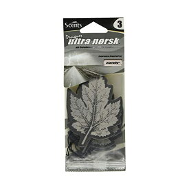 Holts｜ホルツ 車用 芳香剤 SCENTS センツ ウルトラノスク エタニティ 3枚入 吊り下げ型 NOR53-3P-80J