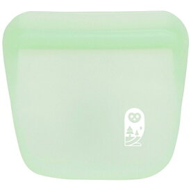 ZIP OWL｜ジップオウル 繰り返し使えるシリコンバッグ ジップオウル Sサイズ（200ml）グリーン 101G