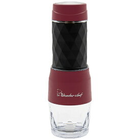 【エントリーで最大2万ポイント当たる｜1/20まで】 ワンダーシェフ｜Wonder chef ポータブルエスプレッソメーカー ワンダーシェフ レッド XTCB12