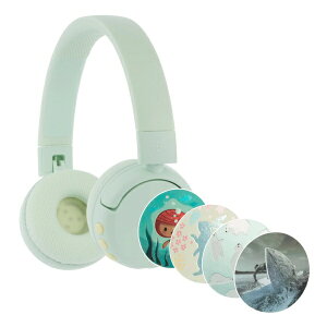 Onanoff�b�I�i�m�t �q���p�u���[�g�D�[�X�w�b�h�z�� BuddyPhones POP Fun �I�[�V�����O���[�� BT-BP-POP-FUN-GR [�I�[�o�[�w�b�h�^ /Bluetooth�Ή�]