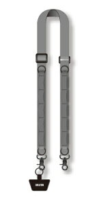 OHYUKIYA�b��ቮ HOLDTUBE SHOULDER STRAP 20mm TAPE GRAY HS-0302