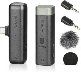 BOYA 2.4GHz ワイヤレスマイク Android用 BOYA BY-WM3U