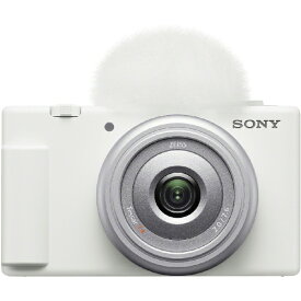 ソニー｜SONY VLOGCAM ZV-1F 超広角単焦点レンズ一体型カメラ ホワイト