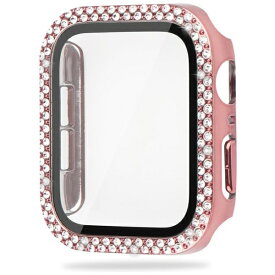 Royal Monster｜ロイヤルモンスター Apple Watch保護カバー41mm（ラインストーンタイプ） Royal Monster（ロイヤルモンスター） ピンク RM-8044LPK