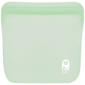 ZIP OWL｜ジップオウル 繰り返し使えるシリコンバッグ ジップオウル Lサイズ（1000ml）グリーン 103G