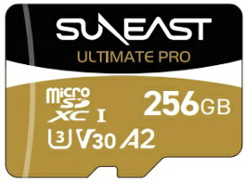SUNEAST｜サンイースト ULTIMATE PRO GOLD Series microSDXC カード 256GB SUNEAST ULTIMATE PRO（アルティメイトプロ） SE-MSDU1256B185 [Class10 /256GB]