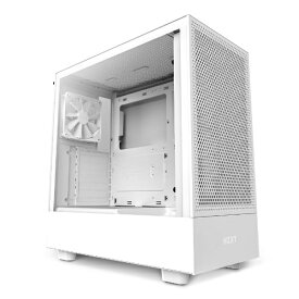 NZXT｜エヌゼットエックスティー PCケース [ATX /Micro ATX /Mini-ITX] H5 Flow ホワイト CC-H51FW-01