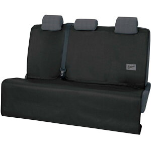 BONFORM|ボンフォーム 4092-04BK シートカバー ファインテックスE× 防水 撥水 リア用シートベルト対応 ラゲージ・後席用 カラー:ブラック ブラック 4092-04BK