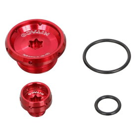 キタコ｜kitaco タイミングホールキャップ SET type2 レッド 753-1001120