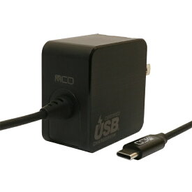 ナカバヤシ｜Nakabayashi AC ⇔ USB-C充電器 ノートPC・タブレット対応 65W [1.5m /USB Power Delivery対応] ブラック IPA-GC15AN/BK