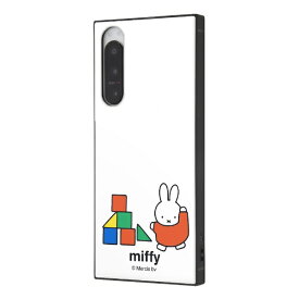 イングレム｜Ingrem Xperia 5 IV『ミッフィー』/耐衝撃ハイブリッドケース KAKU ミッフィーのつみきあそび IQ-BXP5M4K3TB/MF51
