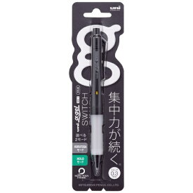 三菱鉛筆｜MITSUBISHI PENCIL uni α・gel SWITCH(ユニ アルファゲルスイッチ) シャープペンシル(シャーペン) ブラック M31009GG1P.24 [0.3mm]
