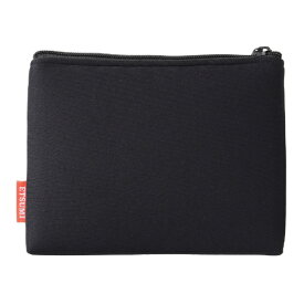 ETSUMI｜エツミ PCクッションポーチ [W185xD20xH140mm] 小物入れ Sサイズ ブラック E-2391