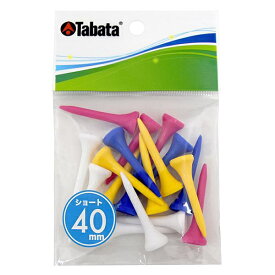 タバタ｜Tabata ゴルフティー スリムティー ショート[40mm] GV1418 S【返品交換不可】