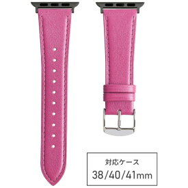 バンビ｜BAMBI Apple Watch（アップルウォッチ）対応バンド 本革 「グレイスパール」　【対応ケースサイズ：42/41/40/38mm】 ピンク RWC537PU