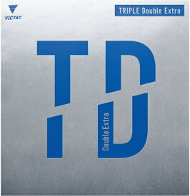 VICTAS｜ヴィクタス 裏ソフトラバー TRIPLE Double Extra トリプル ダブル エキストラ MAX ブラック 200060 [裏ソフト /粘着]