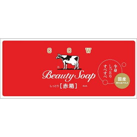 牛乳石鹸共進社｜COW BRAND SOAP KYOSHINSHA カウブランド赤箱（90g×6個入） ローズ調の花の香り
