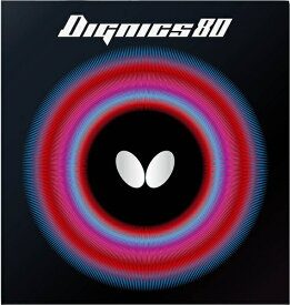 バタフライ｜BUTTERFLY 裏ソフトラバー ディグニクス80 DIGNICS80 TA(特厚) レッド 06050 [裏ソフト /テンション]