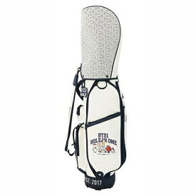 【エントリーで最大2万ポイント当たる｜11/18迄】 LYNX｜リンクス BT21 HOLE IN ONE ゴルフ キャディバッグ Caddy Bag White BT21 White 73001-400-001 [380×1240×240(mm) /3.8kg]