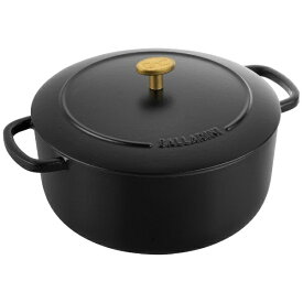 バッラリーニ｜BALLARINI 鋳物ほうろう鍋 ベラモンテ ラウンド（24cm） トリュフブラック 1023626 [IH対応]