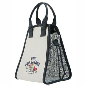 LYNX｜リンクス ミニトートバッグ BT21 HOLE IN ONE ホワイト 73001-422-001 [18.5×37(26)×20cm /0.4kg]