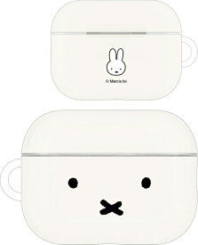 グルマンディーズ｜gourmandise AirPods Pro(第2世代)対応ソフトケース　ミッフィー フェイス MF-366WH