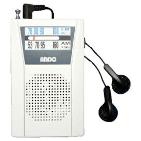 ANDO｜アンドーインターナショナル 携帯型コンパクトラジオ R22-619 [ワイドFM対応 /AM/FM]