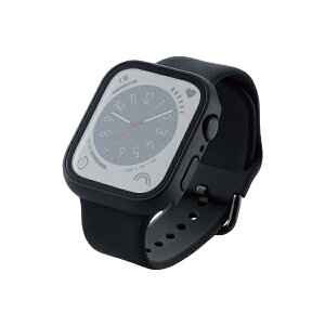ELECOMbGR Apple Watch Series 8/7 45mmptJo[P[X v~ASKX Z~bNR[g ubN AW-22AFCGOCBK