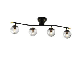 インターフォルム｜INTERFORM シーリングライト LED小型電球(E17/40W/電球色)×4灯付 Heroult （エルー） LT-4268 [6畳 /電球色 /電気工事必要]
