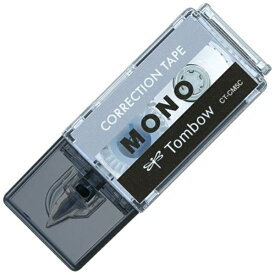 トンボ鉛筆｜Tombow 修正テープ [5mm×4m/使い切りタイプ] MONO pocket(モノポケット) ブラック CT-CM5C10
