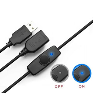 YouZipper�b���[�W�b�p�[ �d���X�C�b�`�P�[�u�� [USB-A �I�X�����X USB-A /�[�d /�]�� /0.7m /USB2.0] U-SWD