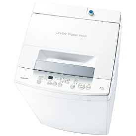 東芝｜TOSHIBA 全自動洗濯機 ピュアホワイト AW-45GA2-W [洗濯4.5kg /簡易乾燥(送風機能) /上開き]