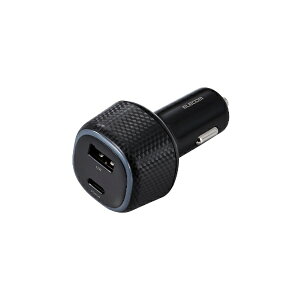 ELECOMbGR VK[\Pbg J[`[W[ 2|[g USB C ×1 USB A ×1 ubN MPA-CCPD10BK